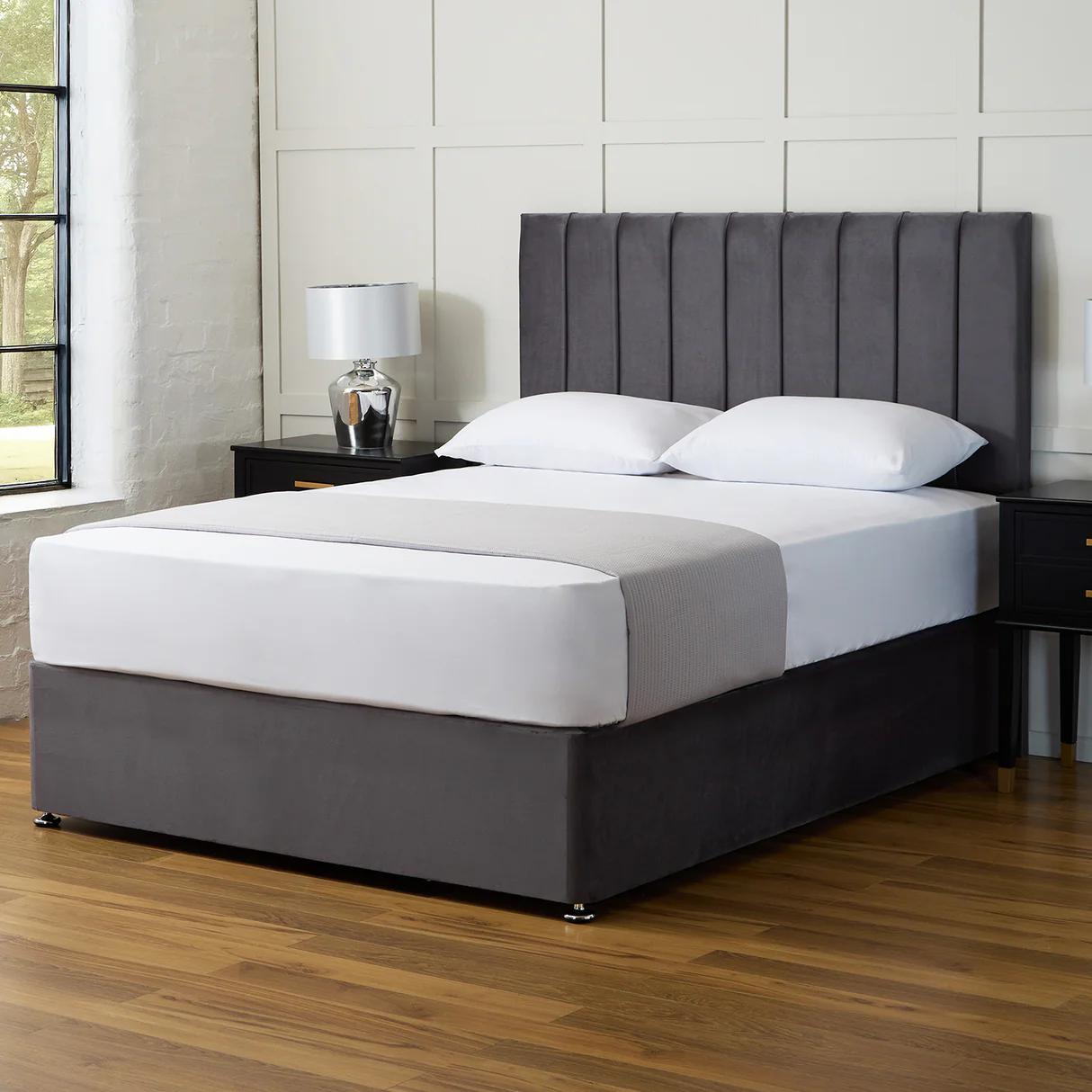 Opulence Montgomery Divan Bed Set with Headboard UK | Buy Online | Free Delivery
